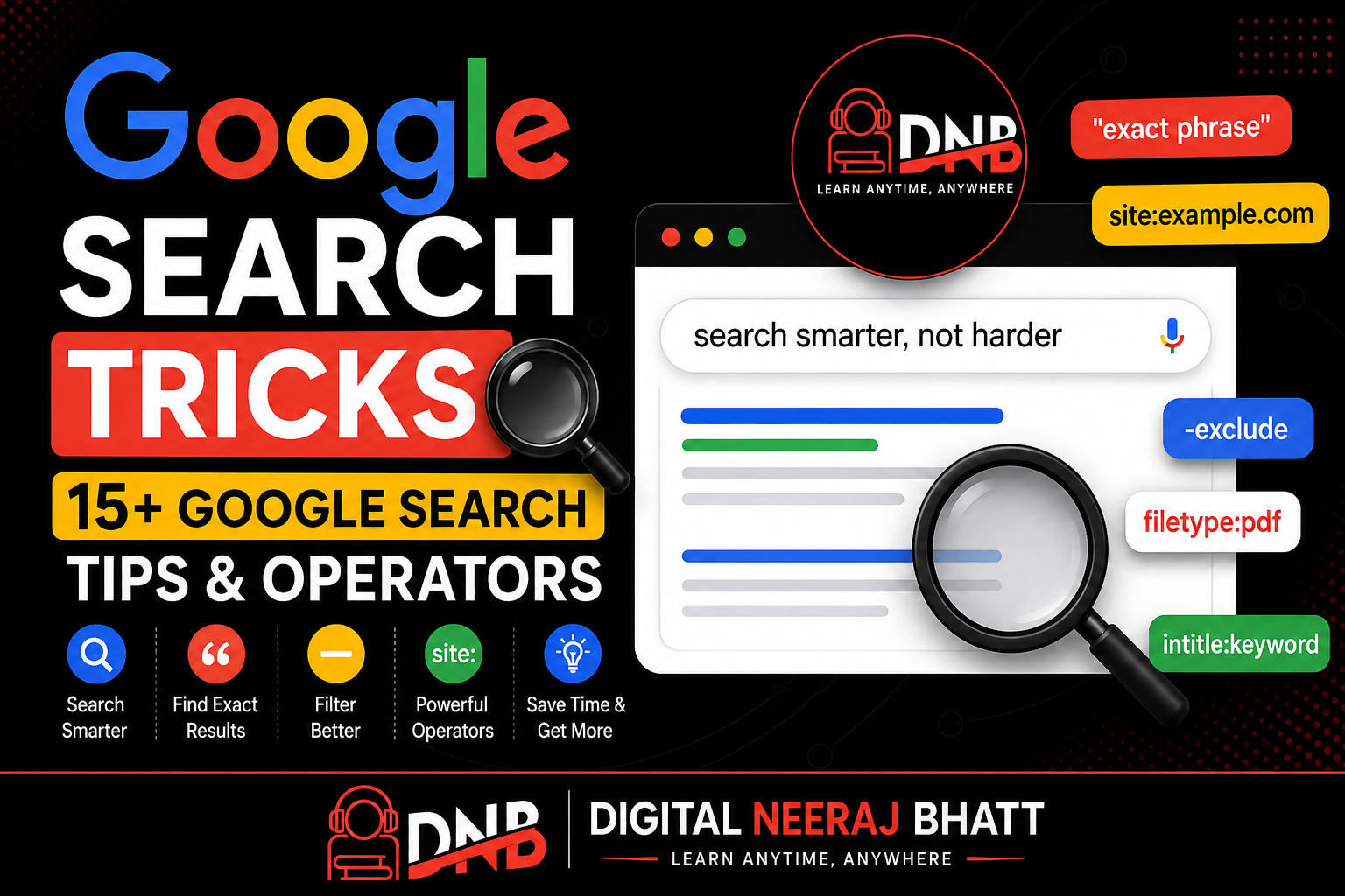 Google Search Tricks: 15+ Google Search Tips and Operators